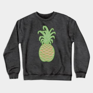 Good Luck Pineapple - UnBlink Studio by Jackie Tahara Crewneck Sweatshirt